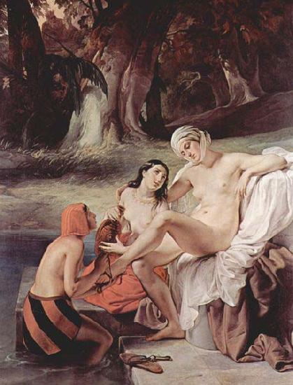 Francesco Hayez Bathsheba Bathing